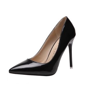 Giày Cao Gót Mũi Nhọn Màu Đỏ Phong Cách Ngọt Ngào Cho Nữ Mùa Xuân Thu Mới Về Giày Đơn Đế Bằng Mũi Nhọn Rộng Thoải Mái