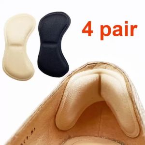 4 pairs Heel Insoles Patch Pain Relief Anti-wear Cushion Pads Feet Care Heel Protector Adhesive Back Sticker Shoes Insert Insole