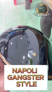 Mũ Bảo Hiểm Nửa Đầu Moto Vintage Napoli GANGSTER STYLE N120 - CHÍNH HÃNG - FREESHIP - BẢO HÀNH 12 Tháng - Nón Bảo Hiểm  - Đủ Màu