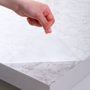 Cabinet Transparent Sticker Oil-proof Waterproof Kitchen Self-adhesvie Wallpaper Mildew-proof Anti-fouling Table Sticker