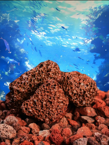 MONLEYTA | Volcanic Rock Aquarium Landscape Filter Material Large Particle Aquatic Grass Free Rinse Fish Tank Special Use Bottom Sand