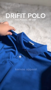 Kanvas Drifit Polo Shirts for Men & Women Quick-Dry Active Gym Sports Wear Mens T-shirts Workout Tops Plain Light Blue