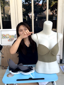 RCandy Tanktop Bra V Neck Knit Korean Atasan Wanita