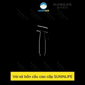 Vòi xịt vệ sinh tăng áp inox Suninlife bảo hành 3 năm