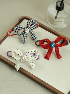 Elegant Butterfly Knot Diamond Duckbill Hair Clip Womens Back of Head High-End Sense of Hairpin Shark Clip Hair Accessories