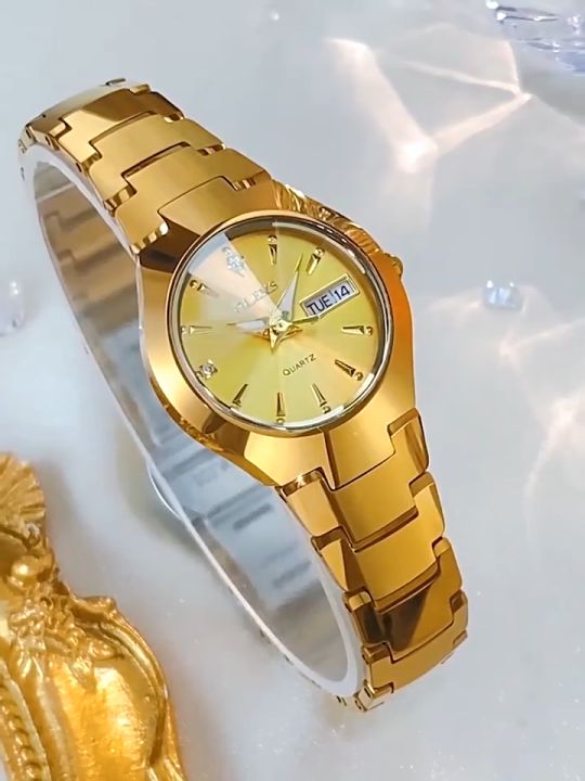 POSHI New Women's Fashion Watches Women Casual Analog Quartz Waterproof  Watch Automatic Date Classic Original Stainless Steel Ladies Watches Jam