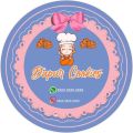 stiker cookies / label makanan bentuk bulat / label cookies. 