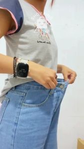 Kancing Celana Jeans Adjustable Kait Button Estetik Levis Pengait Waist Slimmer Mengecilkan Trouser