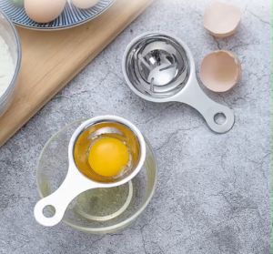 [Giá rẻ] Muỗng tách lòng trắng đỏ trứng inox 304 dụng cụ lọc trứng làm bánh sáng bóng cao cấp Đài Loan