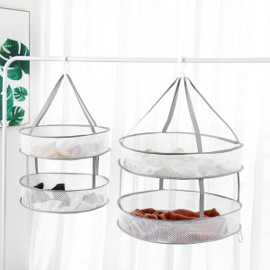 Clothes Drying Basket Anti-Deformation Windproof Mesh Net Hanging Sweater Cardigan Basket Socks Drying Nets Drying Racks