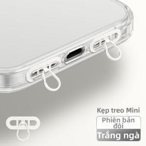 RQZN | Kẹp Thẻ Nhỏ Đa Năng Dây Dài Khóa kép Inox