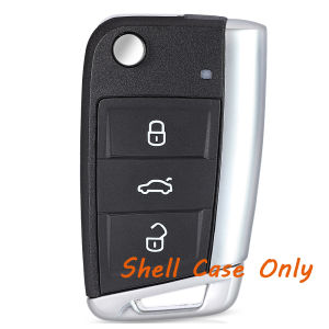 KEYECU Remote Key Shell Case for Volkswagen Golf 7 Sportsvan GTI MK7 Passat B8 Jetta Touran Skoda Octavia A7 Seat Leon Ibiza