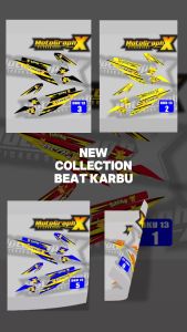 STRIPING VARIASI POKEMON BEAT KARBU THN 2008-2012 STICKER BEAT KARBU BKU 13