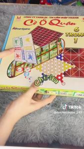 Bộ Cờ Ô Quan 6 Trong 1 LIÊN HIỆP THÀNH - Gồm 6 Bộ Cờ : Cờ Ô Quan + Cờ Caro + Cờ Cá Ngựa + Cờ Nhảy + Cờ Gánh + Cờ Vây - Bộ Cờ Ô Ăn Quan 6 in 1 Đồ Chơi Dân Gian Trẻ Em Cho Bé Trai Bé Gái CHIRITA