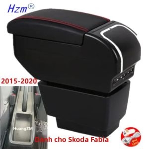 Hộp Đựng Đồ Trung Tâm Skoda Fabia 3 III Tựa Tay Xe Hơi 2015-2022 Chất Liệu Da/nhựa ABS Phụ Kiện Độ Chuyên Dụng