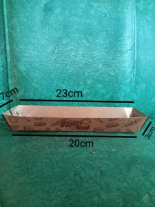 100pcs paper tray sosis/corndog dll