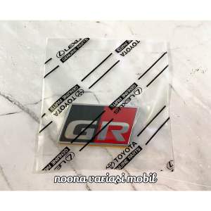 Logo Emblem Grill Depan GR toyota agya raize all new rush fortuner