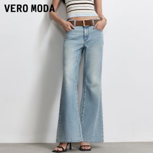 Vero Moda | Flared Colored Washed Retro Waistband Jeans