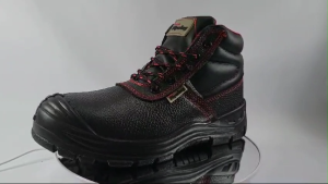 FLYWING FW600 Mid-Cut Safety Shoes – 200J Steel Toe Rugged Support & Secure Laced Fit