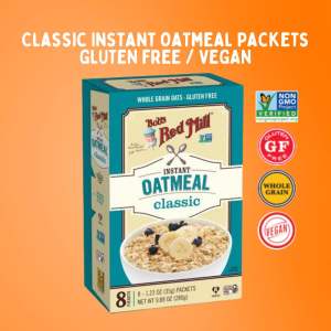Bobs Red mill Instant Oatmeal Classic | ข้าวโอ๊ตอินสแตนท์คลาสสิก280g  | Sunshine Market