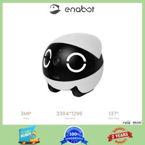 Enabot ROLA กล้องการตรวจสอบผ่านมือถือมินิทั้งบ้านควบคุมระยะไกลสมาร์ทโฮมตรวจสอบความปลอดภัยอิเล็กทรอนิกส์บ้านกล้องสัตว์เลี้ยงสำหรับผู้สูงอายุเด็ก