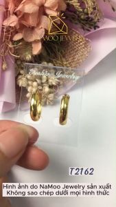 Bông Tai Bông Tròn Mạ Vàng T2162 Cực Xinh Đẹp Dành Cho Chị Em