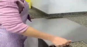 HOL 304 Food Grade Household Kitchen Stainless Steel Chopping Board Dough Board Bakery Bake Board