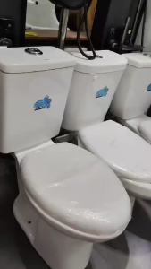 551 Modern 2pc water closet tank & bowl / Bathroom toilet and Lavatory ceramic