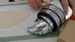 12pcs Round Cookie Cutter Moulds Biscuit Cutter Dough Mold Circle Pastry Donut Fondant Baking Accessories