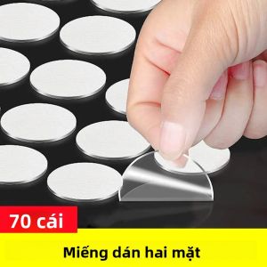 70 Chiếc Nano Gel Thảm Băng Keo 2 Mặt Trong Suốt Traceless Có Thể Tháo Rời Dính Cho Thủ Công DIY Poster Tay Trang Trí