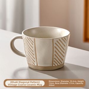 YAGANG | Retro Creative High Appearance Ceramic Mugs for Couples Home Office