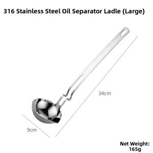 Oil Straining Heat Resistant Slotted Spoon Large