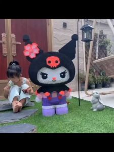 Lắp Ráp Kuromi My Melody 25cm Tương Thích Lego - Mô Hình Trang Trí Bàn Học Quà Tặng Cho Bé Gái