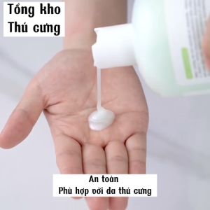 Sữa tắm chó mèo tắm dưỡng cho chó mèo chai lớn 510ml Dầu gội chó mèo làm sạch sâu khử mùi giảm ngứa giảm dị ứng giúp lông mềm mượt an toàn cho da sạch sâu lượng bọt ít dưỡng da lông thú cưng