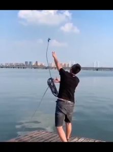 40KG Fishing Magnet With Rope Super Strong Magnet Hanging Ring Strong Magnetic Salvage Sucker 磁铁
