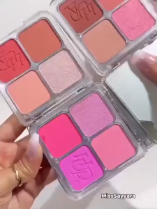 HUDA BEAUTY Blush Highlighter Makeup Palette  4-Color Blush Palette 7.5g