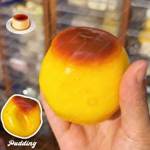 Caramel Pudding Crunchy Moldable Stress Ball Fidget Toy Crispy Squeeze Ball Round Blocks Filled ASMR Anti Stress Toys for Adults
