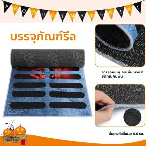 Vikam พรมห้องน้ำลายตัวตลกกับดักสำหรับวันฮาโลวีนเสื่อปูรองพรมหน้าประตูทางเข้า3D ลวงตาพรมปูเท้าพรมเช็ดเท้า