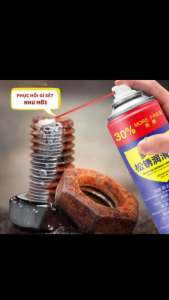 Bình Xịt Tẩy Rỉ Sét Bôi Trơn Kim Loại(Sắt Thép...) Đa Năng 450ml – Bôi Trơn & Chống Ăn Mòn BX10