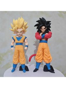 Bandai | 14CM Anime Dragon Ball Z Figure Son Goku Figure SSJ4 PVC Action Figure Collection Model Toys Gifts