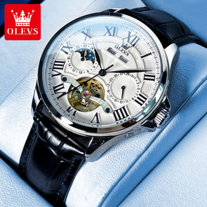 OLEVS | Đồng hồ nam tự động lên dây cót lộ cơ chống nước