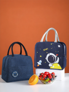 CrossOver | Thickened Aluminum Foil Lunch Box Bag Waterproof Insulated Cooling Bag for Office Workers Takeaway Bento Box Bag 2239