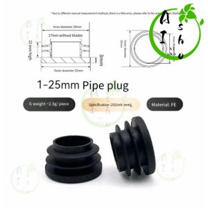 【 Price 1pcs 】Rubber Footing Round Tube Tubular Funitures  Round Tubular End Caps for Furnitures Chair Table Feet PVC Floor Protector Plastic Plug Foot Cover JuanHardware