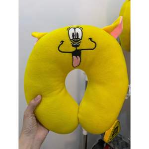 Bantal Mobil Bantal leher U karakter pluto kuning