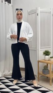 Basic id fashion  BISA COD  BIG SALE  Cardigan Batwing  jumbo crinkle airflow premium   / Cardigan  yelina wanita jumbo  / Cardi korean style / Outer muslim