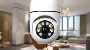 กล้องวงจรปิดหลอดไฟ 2.0MP 1080P Wireless 360หมุนการติดตามอัตโนมัติ Panoramic กล้อง Wifi PTZ IP Cam ระยะไกล Security E27หลอดไฟอินเทอร์เฟซ