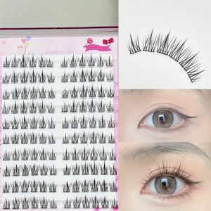 False Eyelashes -  Cluster Reusable Lashes for Beginners 8-15mm Mixed Length Natural Wispy Effect Multiple Styles
