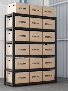 ชั้นเก็บของสามชั้น ชั้นเก็บของในครัว ชั้นพลาสติกอเนกประสงค์ สีขาว สีดำ 70*40*150cm (ชั้นเก็บของ ลิ้นชัก ชั้นเก็บของ ชั้นเก็บของ)