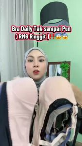 [Plus Size BC Cup] Dreamtale Baju Dalam Wanita Women Bra Solid Colour Wireless Push Up Bra BC Cup Full Cup Coli Wanita WCO262