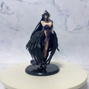 Bandai | 18cm OVERLORD Figure King of the Undead Albedo Armor Design PVC Model Collection Series Doll Toys Fans Birthday Christmas Gifts